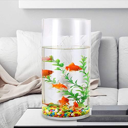 WGV Cylinder Vase, Width 8", Height 16", Clear Wide Large Diameter Flower Glassware, Floral Container, Planter Terrarium for Wedding Party Event, Home Accent Decor, 1 Piece - Image 6