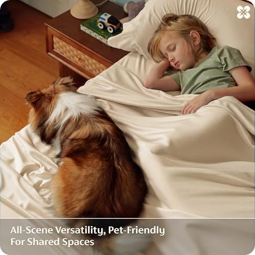 Bedsure PureWoven Rayon Derived from Bamboo, California King Sheet Sets - Image 6