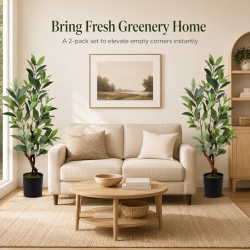 3FT Artificial Plants Indoor, 2 Pack - Image 2