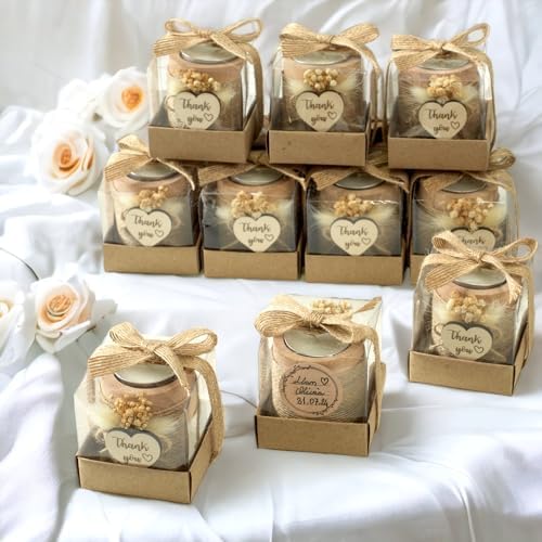 40 Tealight Candle Holders Wedding Favors Bulk Return Gifts for Guests - Image 6