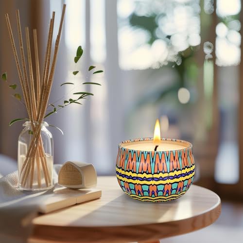Scented Candles Gift Set, 12 Pack Candles for Home Scented, 300 Hour Long Lasting Soy Candle, Birthday Gifts for Women, Aromatherapy Candle for Stress Relief, Relaxation, Bath, Yoga - Image 5
