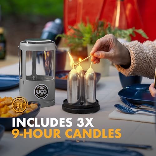 UCO Candlelier Candle Lantern, Candle Lanterns for Real Candles, Perfect Outdoor Gear for Camping or for Power Outages, Includes 3 Long Burning Candles - Image 3