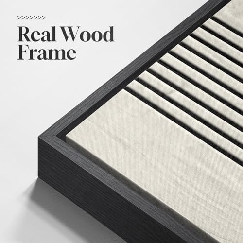 Framed Boho Black and White Abstract Wall Art Set, 3 Piece Canvas Prints - Image 6