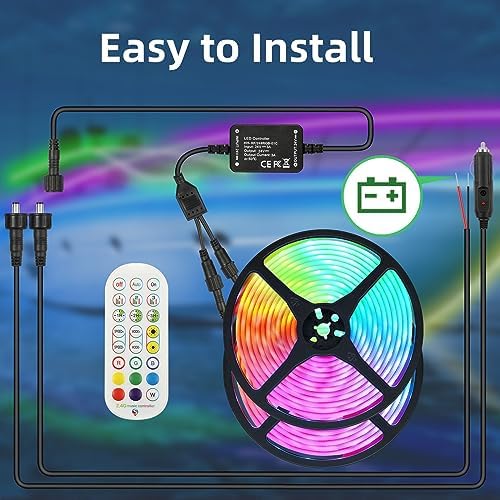 Marine Submersible Boat LED Strip Lights, 32.8FT IP68 Waterproof - Image 7