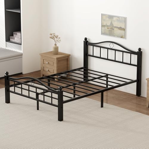 Metal Full Size Bed Frames with Headboard & Footboard - Image 3