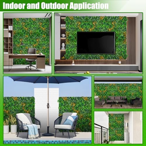 Artificial Grass Wall Panels, 20"x20" 12pcs Greenery Backdrop - Image 6