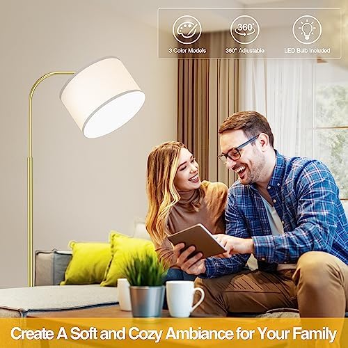 Gold Floor Lamp, Arc Floor Lamps for Living Room - Image 6