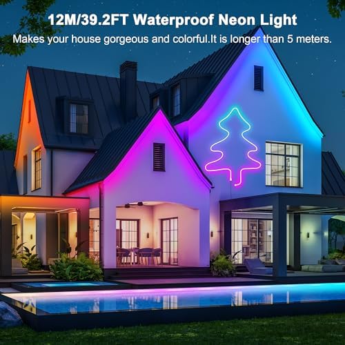 Cozylady RGB Neon Light LED Rope Light (12M/40Ft) - Image 3