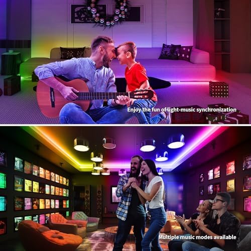 COB RGB Smart IC Strip Lights 20FT/6M UL-Color Flowing Strip Light - Image 3