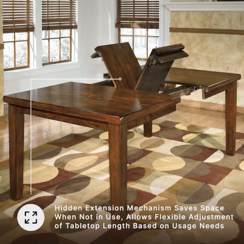 Signature Design by Ashley Ralene Wood Extendable Dining Table, Brown - Image 3