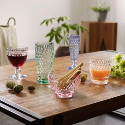 Villeroy & Boch Boston Glass Bowl Set of 4, Blue - Image 4