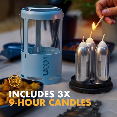 UCO Candlelier Candle Lantern, Candle Lanterns for Real Candles, Perfect Outdoor Gear for Camping or for Power Outages, Includes 3 Long Burning Candles - Image 6
