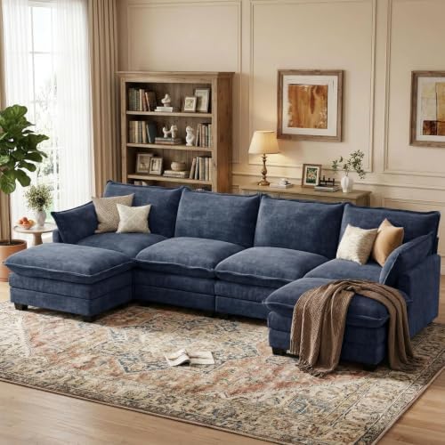 U Shaped Modular Sectional Couch, Comfy Sofa for Living Room by Unknown