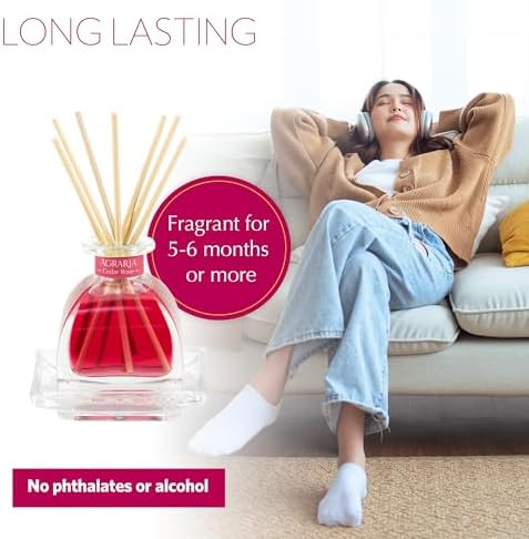 AGRARIA PetiteEssence Flower and Reed Diffuser Set, Hand Crafted Sola Flower Botanical Home Fragrance, Scented Oil Gift Set for All Occasions - Image 4