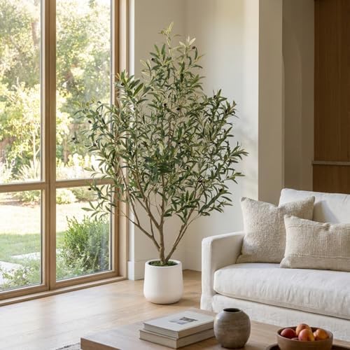 Artificial Olive Tree 4.8FT Tall Faux Indoor - Image 3
