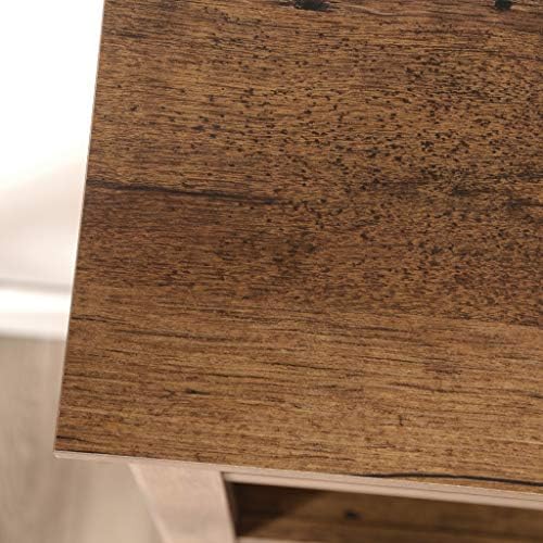 Sauder 5 Tier Book Shelf Wooden Bookcase Multipurpose Bookshelf for Home Office, Living Room, in Vintage Oak - Image 4