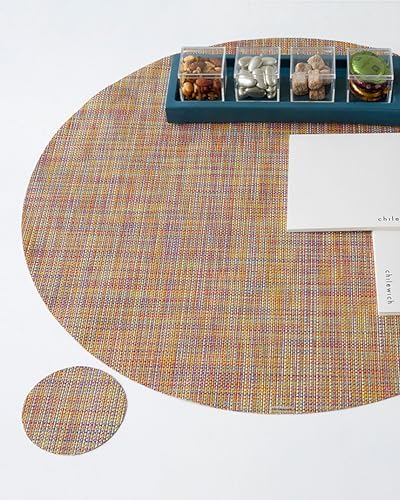 Chilewich Mini Basketweave Coasters Set of 4 - Image 4