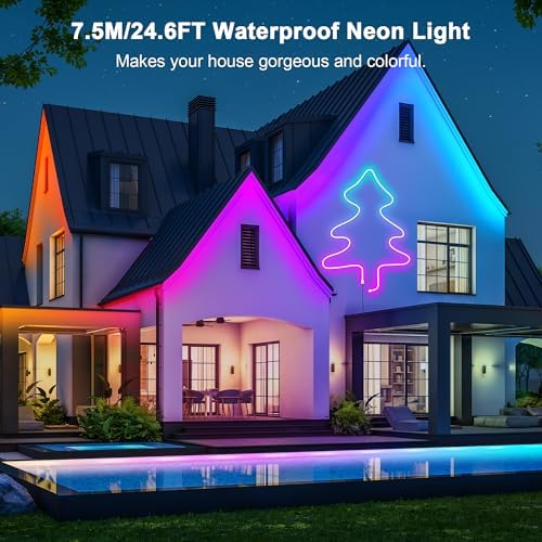 Cozylady RGB Neon Light LED Rope Light (25Ft) - Image 3