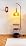 Bofea-Modern Arc Floor Lamp with Table & Shelves,Vintage Floor Lamps for Living Room,Mid Century Tall Standing Lamp with Walnut Shade,Adjustment Height Corner Lights for Bedroom Study Office - Image 7