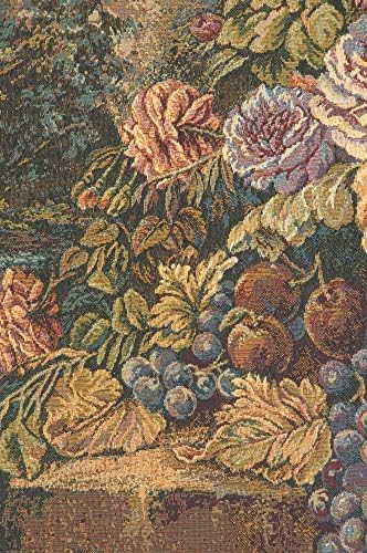 Decorative Bouquet with Grapes Floral Tapestry Wall Hanging 26 x 40 in - Image 2