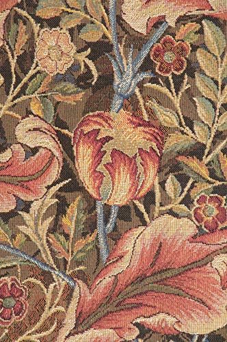 William Morris Acanthe Brown Tapestry Wall Hanging 38 x 28 in - Image 3
