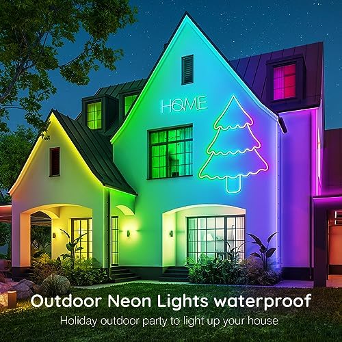 AILBTON 150Ft Neon Rope Lights,Flexible Led Rope Lights Control with App/Remote,Multiple Modes Music Sync Gaming RGB Led Neon Lights for Bedroom Outdoor - Image 6