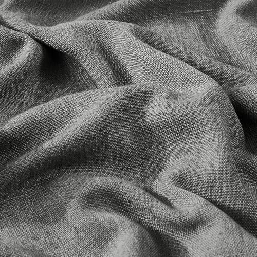 Vision Home Pinch Pleated Dark Grey Blackout Curtains 95 inch Linen Blended Room Darkening Drapes with Thermal Insulation & Back Tab Hooks for Bedroom Living Room, 40" Wx95 L 2 Panels - Image 5