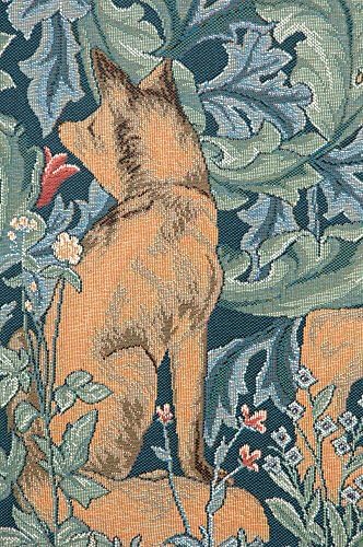 William Morris Lion I Tapestry Wall Hanging 28 x 48 in - Image 2