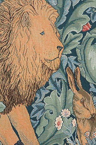 William Morris Lion I Tapestry Wall Hanging 28 x 48 in - Image 3