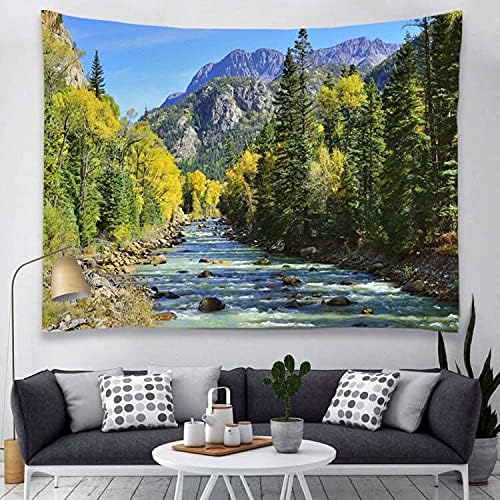 XL Large Wall Tapestry W108"xL80", Mountain Backdrop Decor for Living Room - Image 6