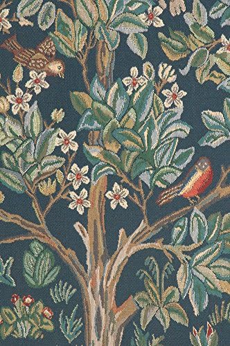 William Morris Tree of Life Tapestry Wall Hanging 69 x 51 in - Image 4