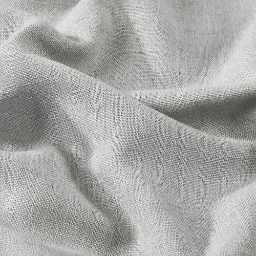 Vision Home Light Gray Pinch Pleated Full Blackout Curtains Linen Blended Room Darkening Curtain Panels 63 inch for Living Room Bedroom Thermal Insulated Pinch Pleat Drapes with Hooks 40" Wx63 Lx2 - Image 6