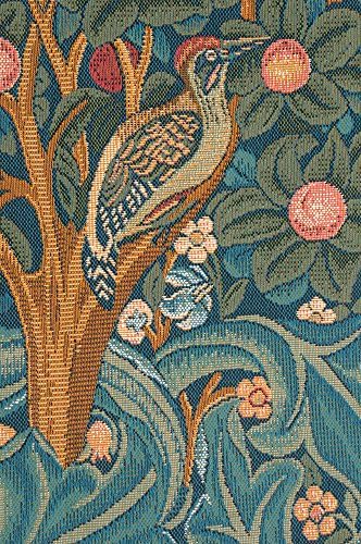 William Morris Woodpecker with Verse Tapestry Wall Hanging 60 x 29 in - Image 3