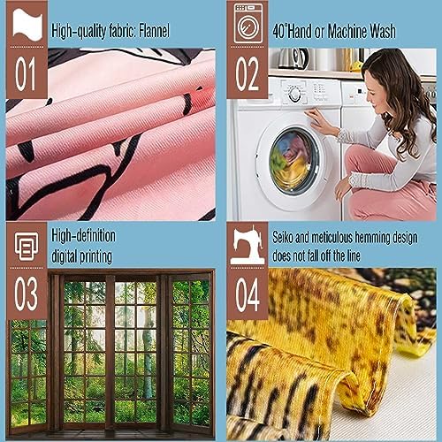 Green Forest Window Tapestry Natural Scenery Tapestry for Bedroom 80" X 60" - Image 7