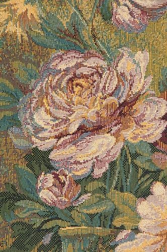 Alberto Passini Vaso Di Fiori Floral Tapestry Wall Hanging 19 x 12 in - Image 2