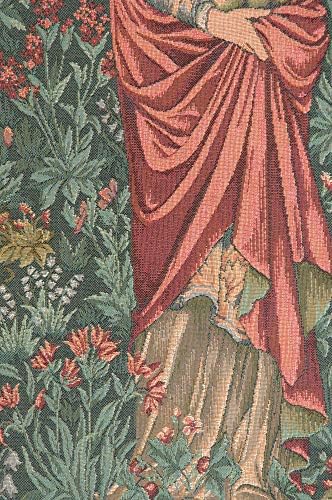 Edward Burne Jones Pomona Tapestry Wall Hanging 32 x 19 in - Image 3