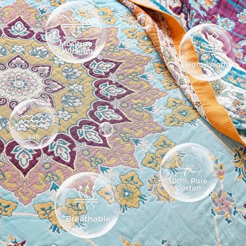 LUTBM Boho Throw Blanket for Couch 50"x60", Cotton Decorative Bed Throws - Image 6