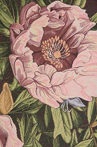 Alberto Passini Pink Peonies Floral Tapestry Wall Hanging 35 x 25 in - Image 2