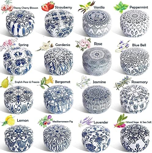 YOROXRG Scented Candles Gifts Set 16 Pack Soy Wax Travel Tin Jar Candles for Home 2.5 OZ for Mom for Christmas, Birthday, Thanksgiving, Mother's Day - Image 2