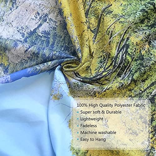 Mountain Tapestry Wall Hanging W60"xL50", Indoor/Outdoor Nature Posters - Image 2