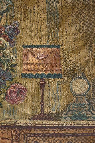 Max Carlier Floral Setting Floral Tapestry Wall Hanging 30 x 26 in - Image 3
