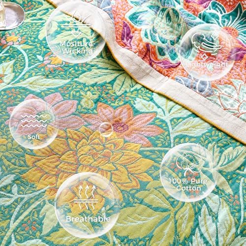 LUTBM Boho Throw Blanket for Couch 50"x60", Cotton Decorative Bed Throw - Image 6