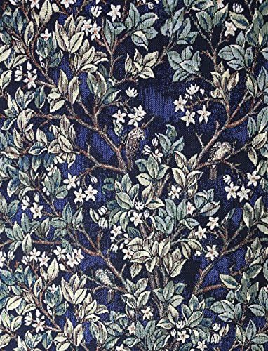 Signare William Morris Blue Tree of Life Wall Hanging Wall Art | 100% Cotton Tapestry (WH-WM-TLBL-2) - Image 2