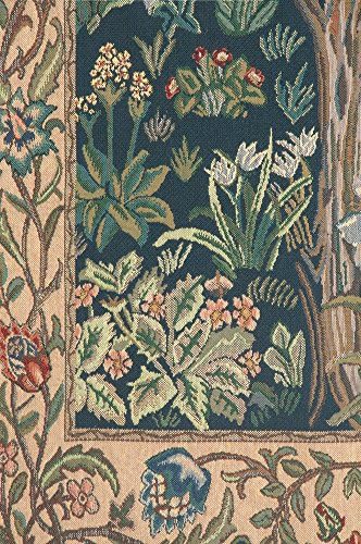 William Morris The Tree of Life Portiere Tapestry Wall Hanging 70 x 24 in - Image 4