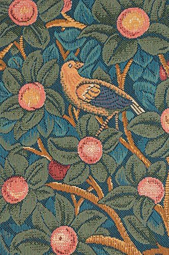William Morris Woodpecker with Verse Tapestry Wall Hanging 60 x 29 in - Image 2