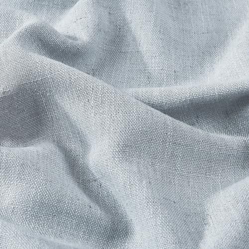 Vision Home Blue Fog Pinch Pleated Full Blackout Curtains Linen Blended Room Darkening Window Curtains 112 inch for Living Room Bedroom Thermal Insulated Pinch Pleat Drapes with Hooks 60" Wx112 Lx1 - Image 6