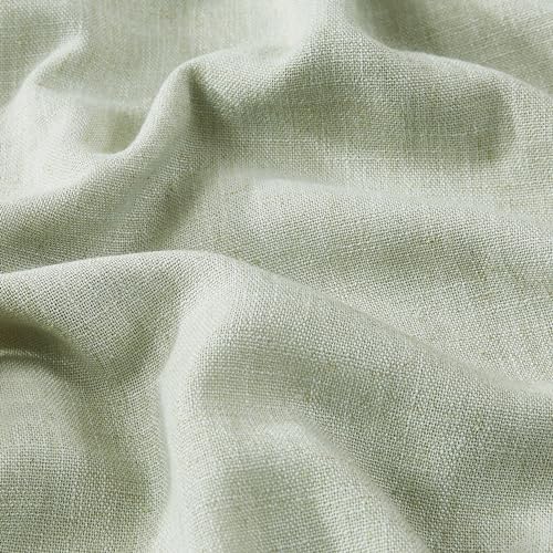 Vision Home Soft Green Pinch Pleated Full Blackout Curtains Linen Blended Room Darkening Curtain Panels 112 inch for Living Room Bedroom Thermal Insulated Pinch Pleat Drapes with Hooks 40" Wx112 Lx2 - Image 5