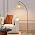 Retro Floor Lamp Unique Bamboo Color Floor lamp Bohemian Hanging Arc Floor Lamp with Antique Rattan Style Vertical Standing tall Lamp for Bed Room Farmhouse Study Living Room Indoor decoration - Image 7