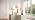 ROTTOGOON Glass Table Lamp Set of 2, Modern Table Lamps for Living Room Bedroom, Bedside Desk Lamps Vintage Nightstand Lamps with Linen Shades, 22", Green - Image 7
