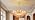 35in Large Chandelier Gold, Modern Dining Room Light Fixtures, 4 Layer Luxury Glass Chandelier 18 Light Chandeliers for Dining Room Kitchen Island Living Room (Amber Glass) - Image 7